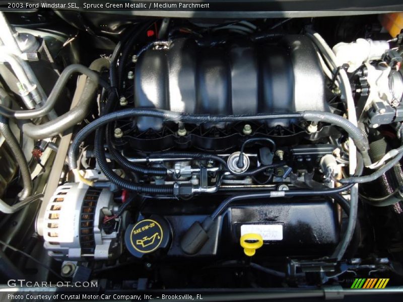 Spruce Green Metallic / Medium Parchment 2003 Ford Windstar SEL