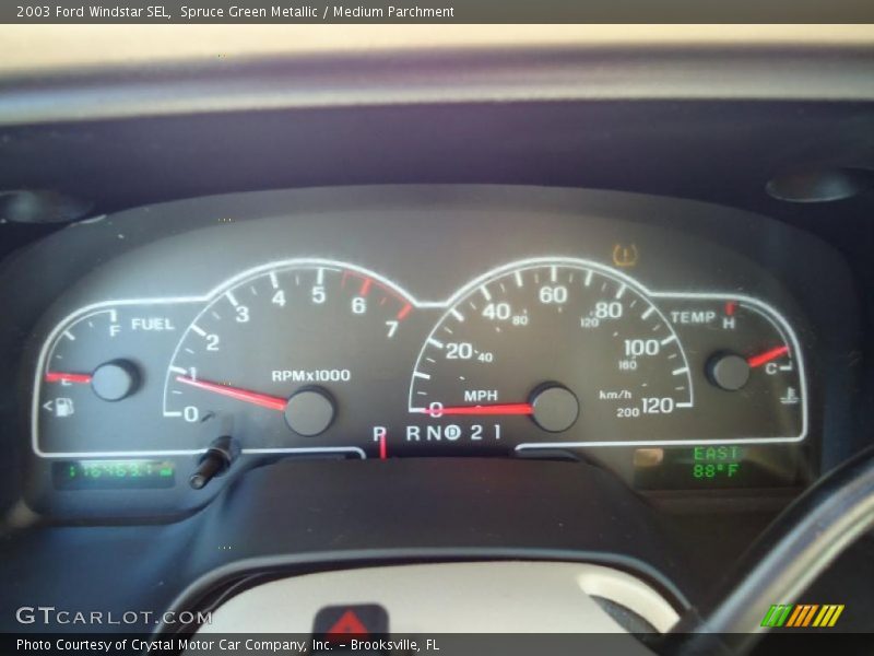 Spruce Green Metallic / Medium Parchment 2003 Ford Windstar SEL