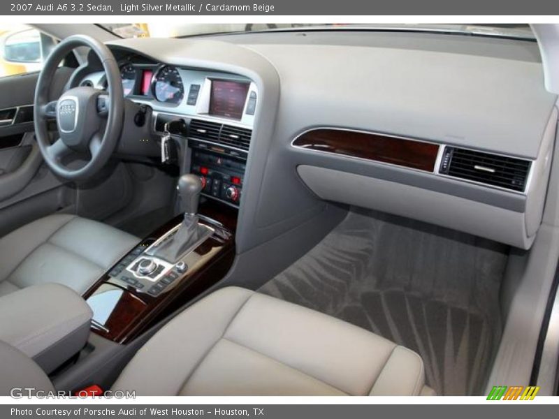 Light Silver Metallic / Cardamom Beige 2007 Audi A6 3.2 Sedan
