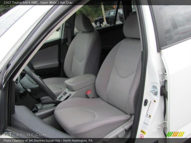 Super White / Ash Gray 2007 Toyota RAV4 4WD