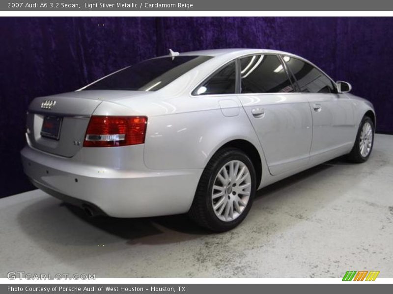 Light Silver Metallic / Cardamom Beige 2007 Audi A6 3.2 Sedan