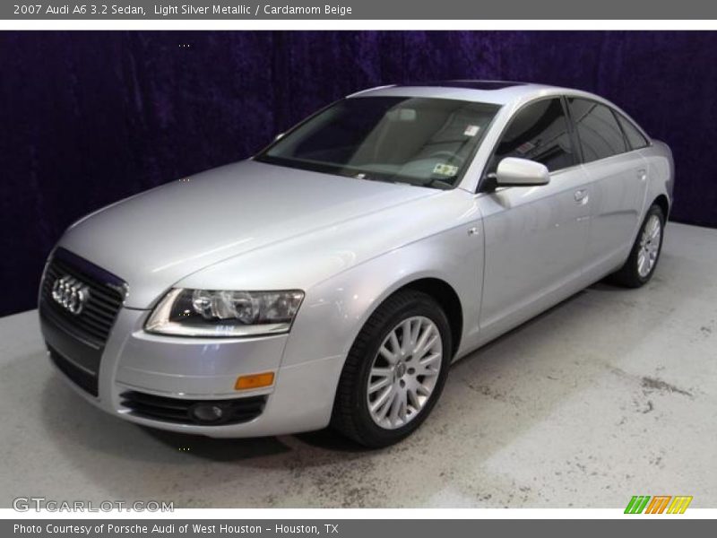 Light Silver Metallic / Cardamom Beige 2007 Audi A6 3.2 Sedan