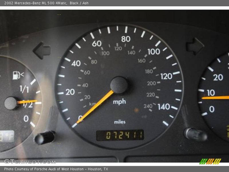 Black / Ash 2002 Mercedes-Benz ML 500 4Matic