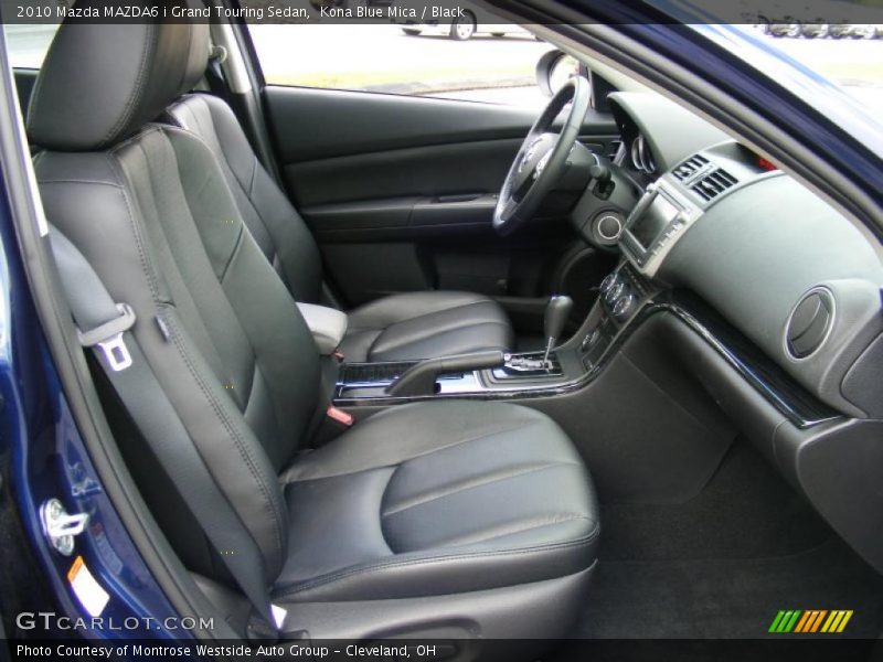 Kona Blue Mica / Black 2010 Mazda MAZDA6 i Grand Touring Sedan