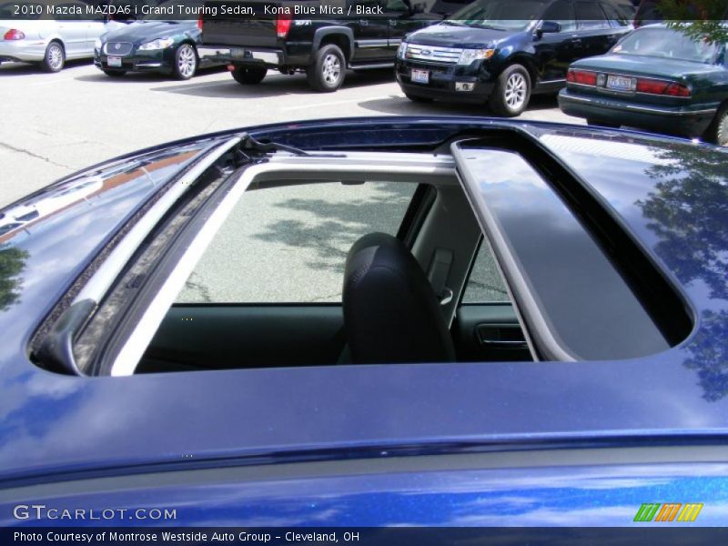 Kona Blue Mica / Black 2010 Mazda MAZDA6 i Grand Touring Sedan