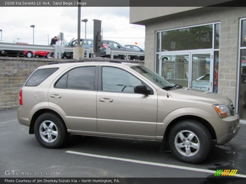 Sand Beige / Beige 2008 Kia Sorento LX 4x4