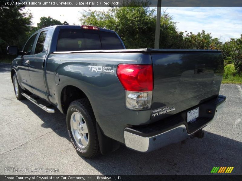 Slate Metallic / Red Rock 2007 Toyota Tundra Limited CrewMax