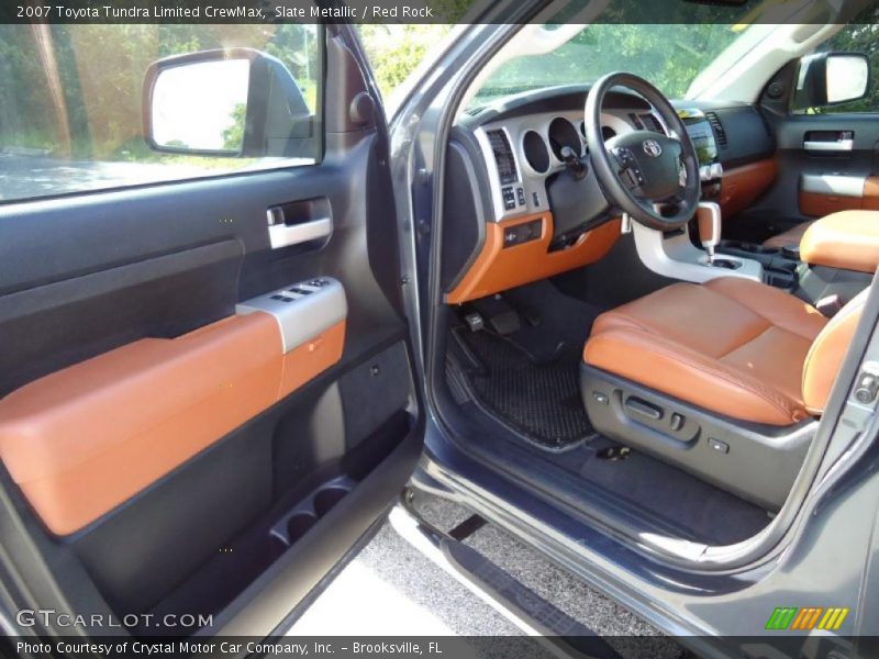 Slate Metallic / Red Rock 2007 Toyota Tundra Limited CrewMax