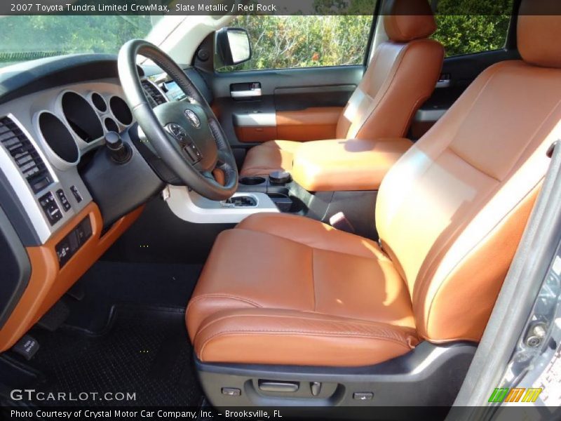 Slate Metallic / Red Rock 2007 Toyota Tundra Limited CrewMax