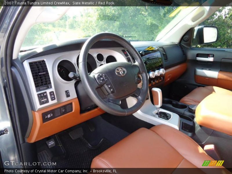 Slate Metallic / Red Rock 2007 Toyota Tundra Limited CrewMax