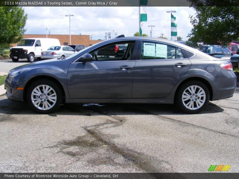 Comet Gray Mica / Gray 2010 Mazda MAZDA6 s Touring Sedan