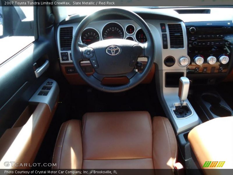 Slate Metallic / Red Rock 2007 Toyota Tundra Limited CrewMax