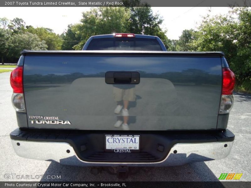 Slate Metallic / Red Rock 2007 Toyota Tundra Limited CrewMax