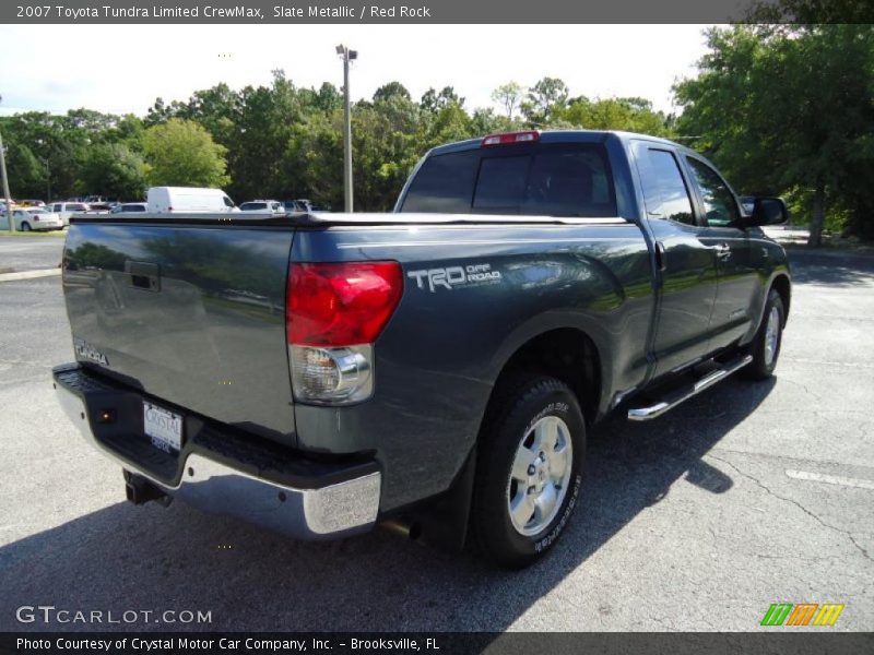 Slate Metallic / Red Rock 2007 Toyota Tundra Limited CrewMax