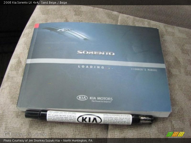Sand Beige / Beige 2008 Kia Sorento LX 4x4