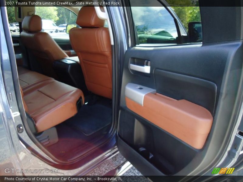 Slate Metallic / Red Rock 2007 Toyota Tundra Limited CrewMax