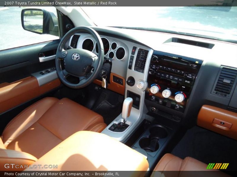 Slate Metallic / Red Rock 2007 Toyota Tundra Limited CrewMax