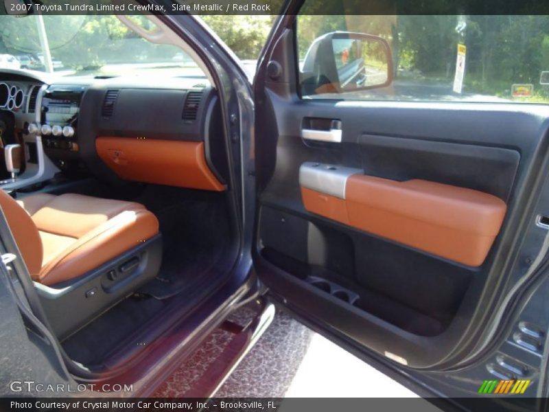 Slate Metallic / Red Rock 2007 Toyota Tundra Limited CrewMax