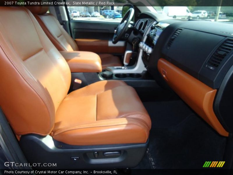 Slate Metallic / Red Rock 2007 Toyota Tundra Limited CrewMax