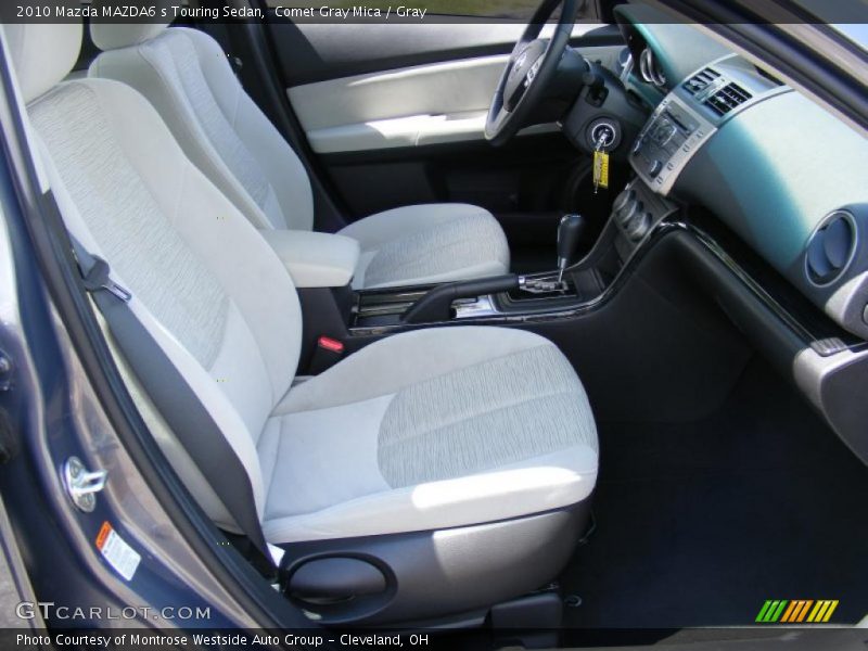 Comet Gray Mica / Gray 2010 Mazda MAZDA6 s Touring Sedan