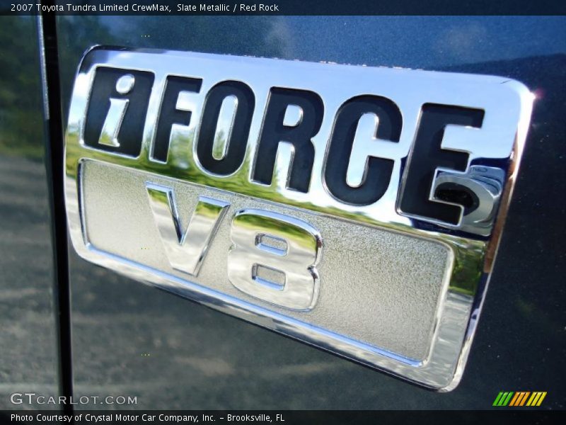 Slate Metallic / Red Rock 2007 Toyota Tundra Limited CrewMax