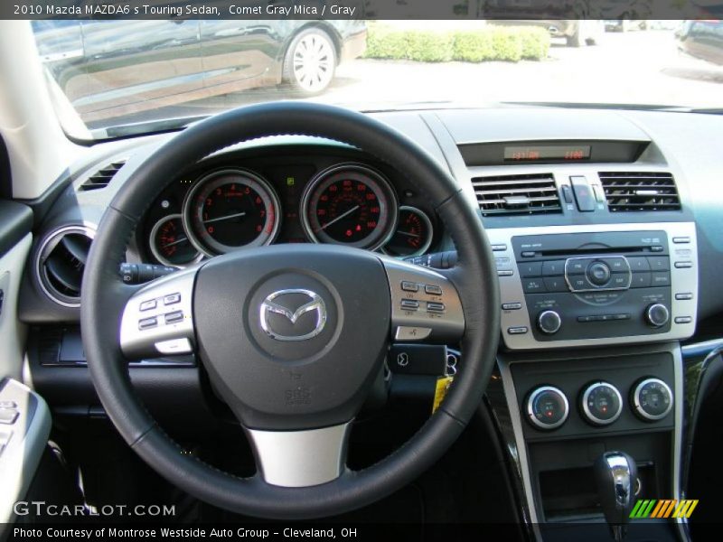 Comet Gray Mica / Gray 2010 Mazda MAZDA6 s Touring Sedan