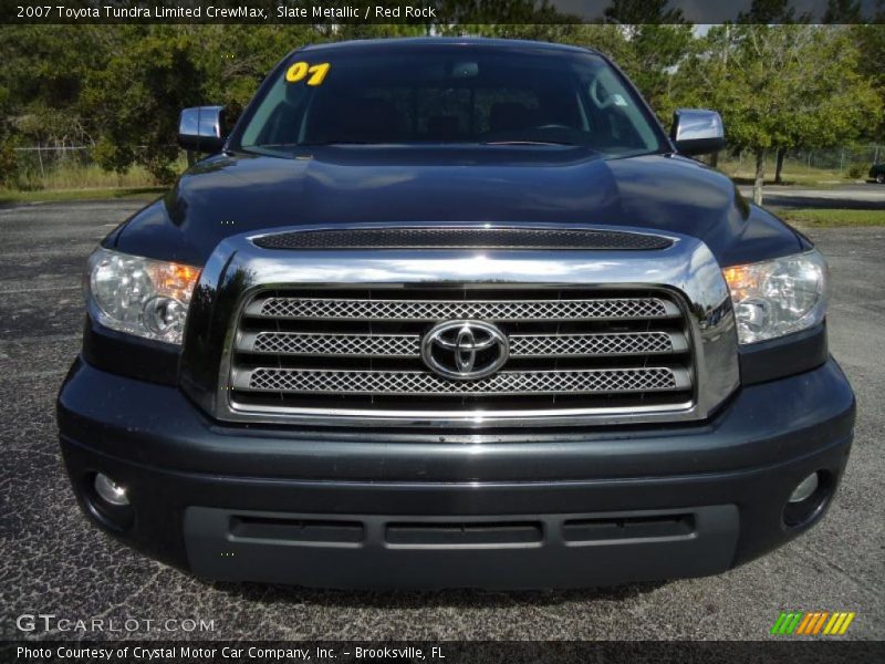 Slate Metallic / Red Rock 2007 Toyota Tundra Limited CrewMax