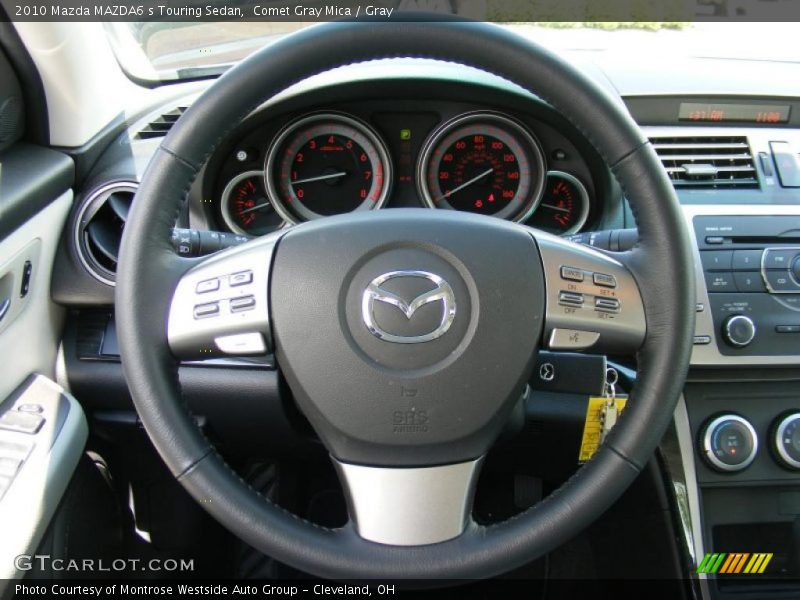 Comet Gray Mica / Gray 2010 Mazda MAZDA6 s Touring Sedan