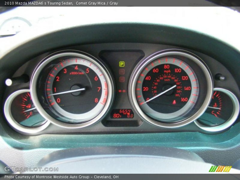 Comet Gray Mica / Gray 2010 Mazda MAZDA6 s Touring Sedan