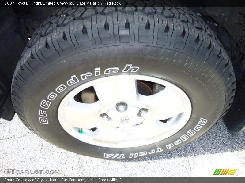 Slate Metallic / Red Rock 2007 Toyota Tundra Limited CrewMax