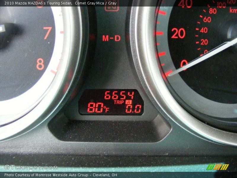 Comet Gray Mica / Gray 2010 Mazda MAZDA6 s Touring Sedan