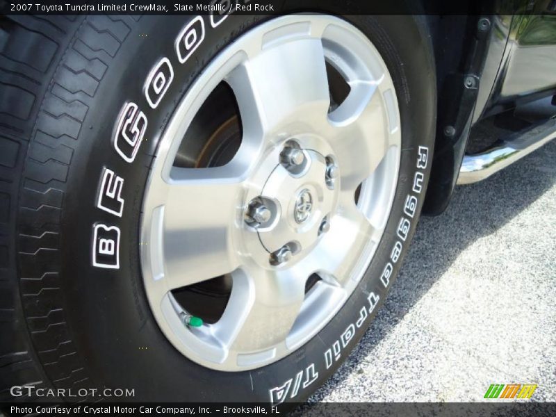 Slate Metallic / Red Rock 2007 Toyota Tundra Limited CrewMax