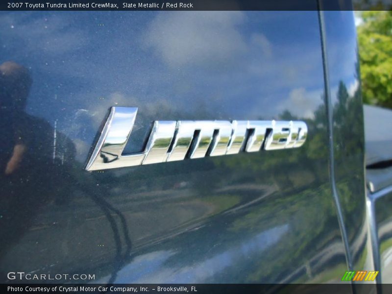 Slate Metallic / Red Rock 2007 Toyota Tundra Limited CrewMax