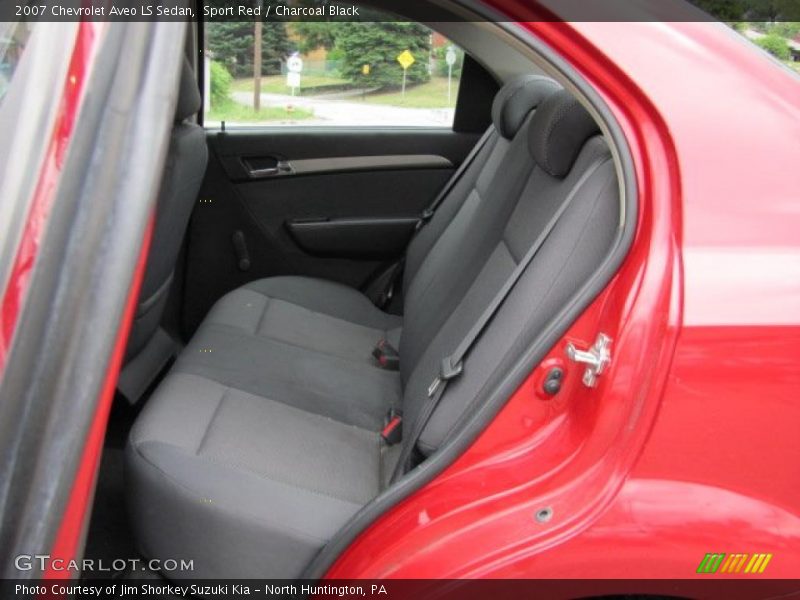 Sport Red / Charcoal Black 2007 Chevrolet Aveo LS Sedan