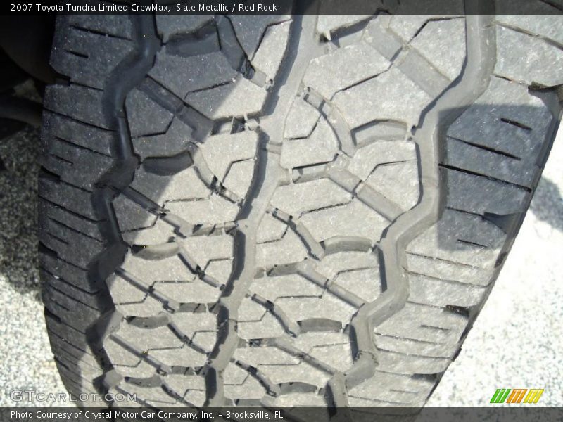 Slate Metallic / Red Rock 2007 Toyota Tundra Limited CrewMax