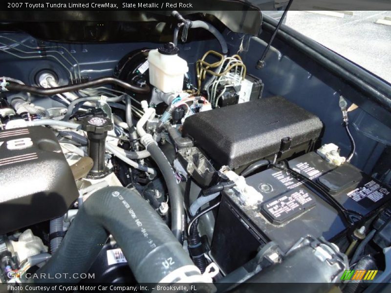 Slate Metallic / Red Rock 2007 Toyota Tundra Limited CrewMax