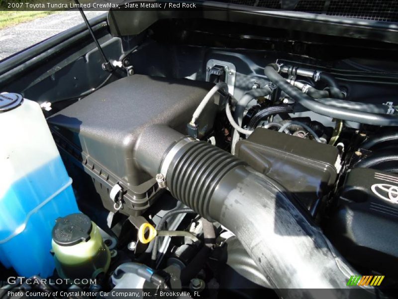 Slate Metallic / Red Rock 2007 Toyota Tundra Limited CrewMax