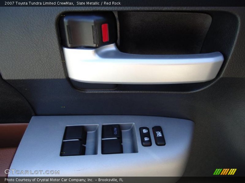 Slate Metallic / Red Rock 2007 Toyota Tundra Limited CrewMax