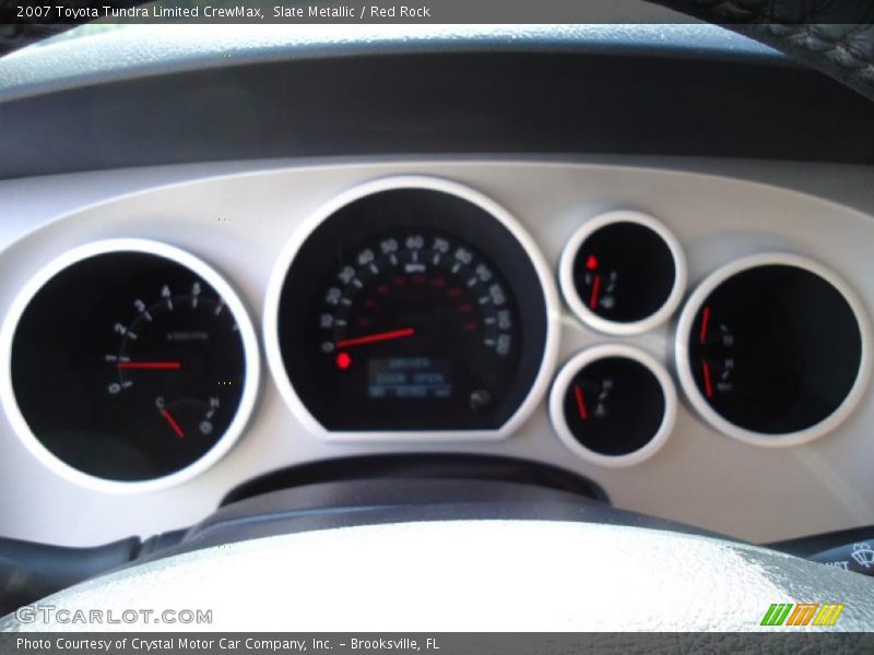 Slate Metallic / Red Rock 2007 Toyota Tundra Limited CrewMax