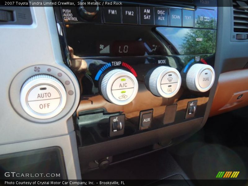 Slate Metallic / Red Rock 2007 Toyota Tundra Limited CrewMax