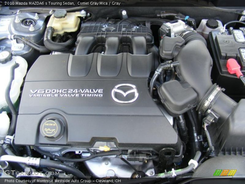 Comet Gray Mica / Gray 2010 Mazda MAZDA6 s Touring Sedan