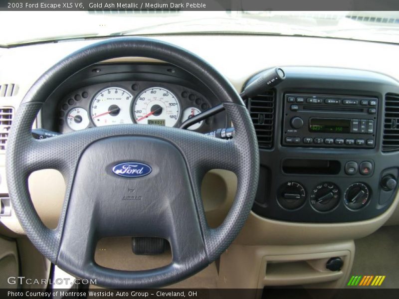 Gold Ash Metallic / Medium Dark Pebble 2003 Ford Escape XLS V6