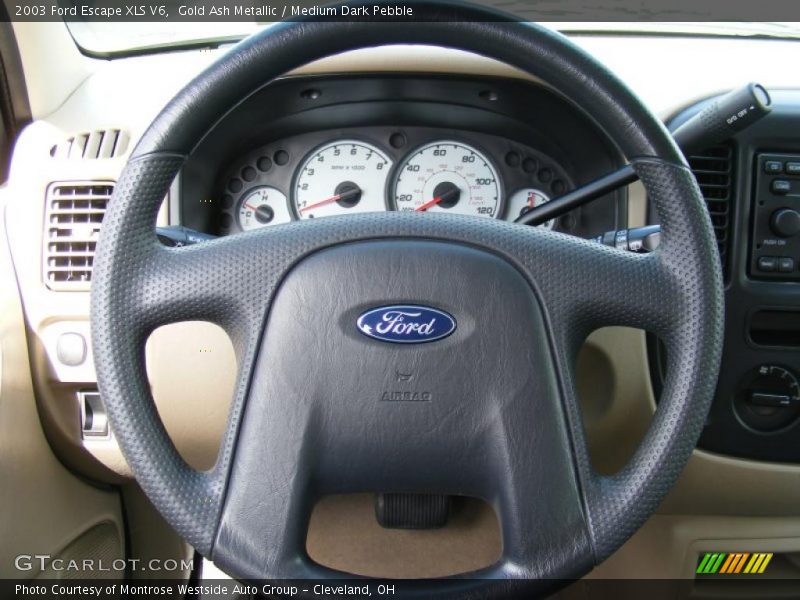 Gold Ash Metallic / Medium Dark Pebble 2003 Ford Escape XLS V6