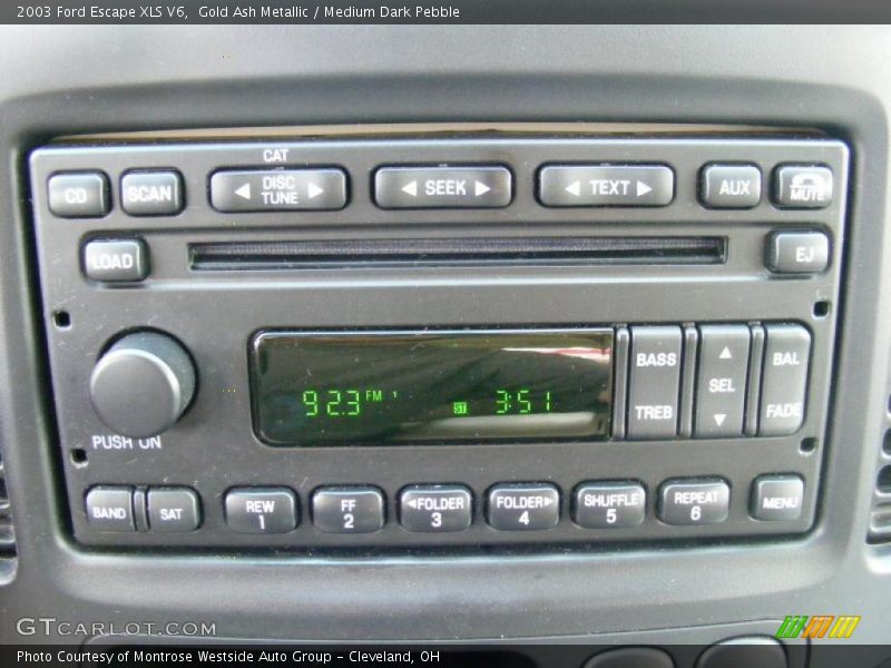 Gold Ash Metallic / Medium Dark Pebble 2003 Ford Escape XLS V6