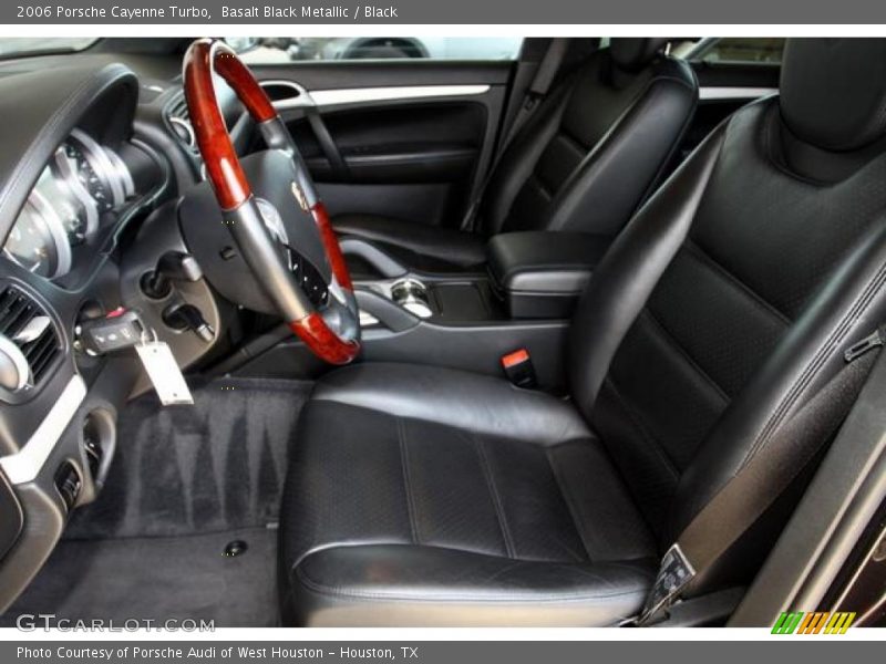 Basalt Black Metallic / Black 2006 Porsche Cayenne Turbo
