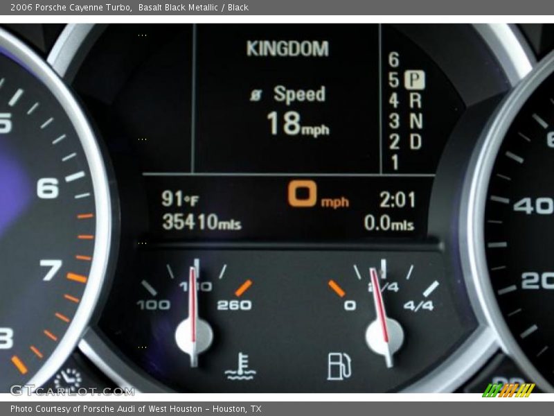 Basalt Black Metallic / Black 2006 Porsche Cayenne Turbo