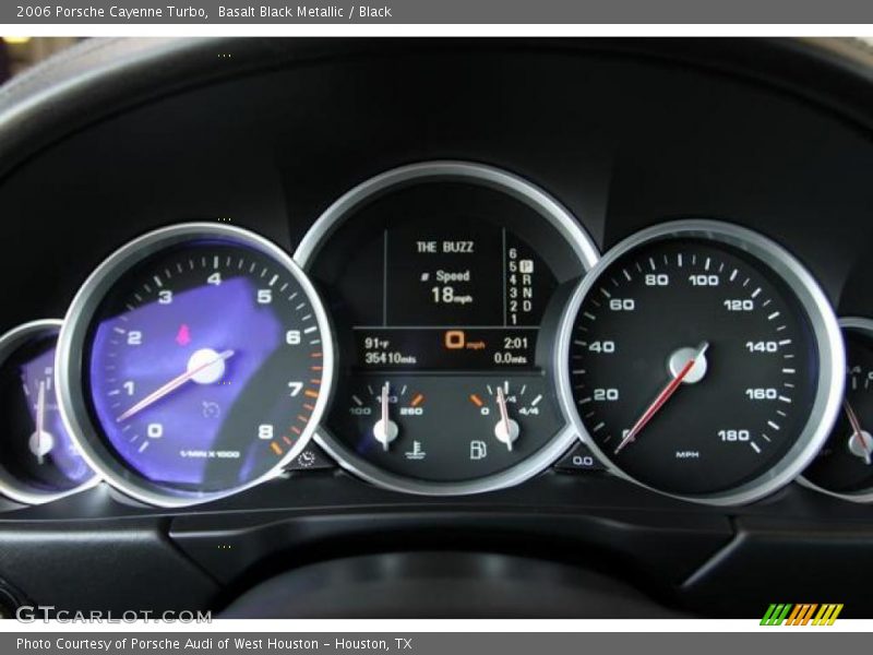 Basalt Black Metallic / Black 2006 Porsche Cayenne Turbo