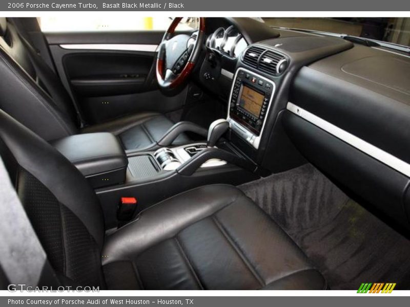 Basalt Black Metallic / Black 2006 Porsche Cayenne Turbo