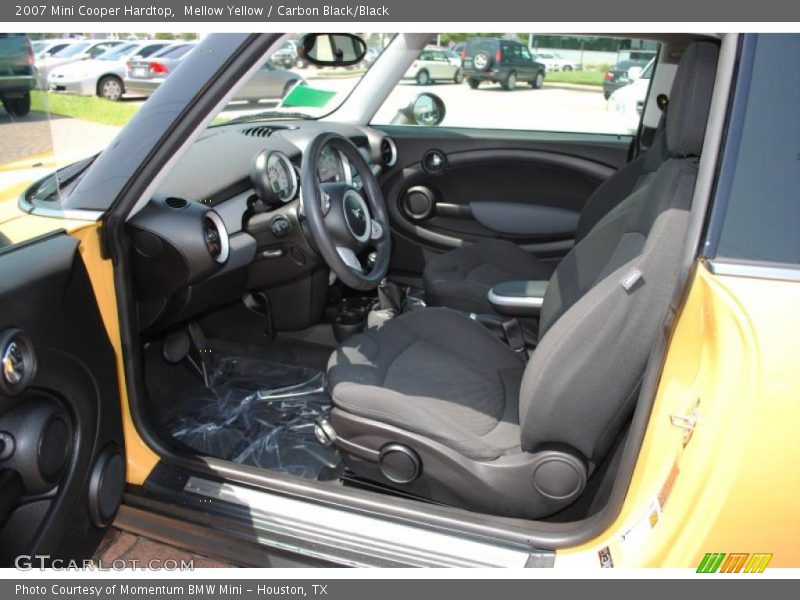 Mellow Yellow / Carbon Black/Black 2007 Mini Cooper Hardtop
