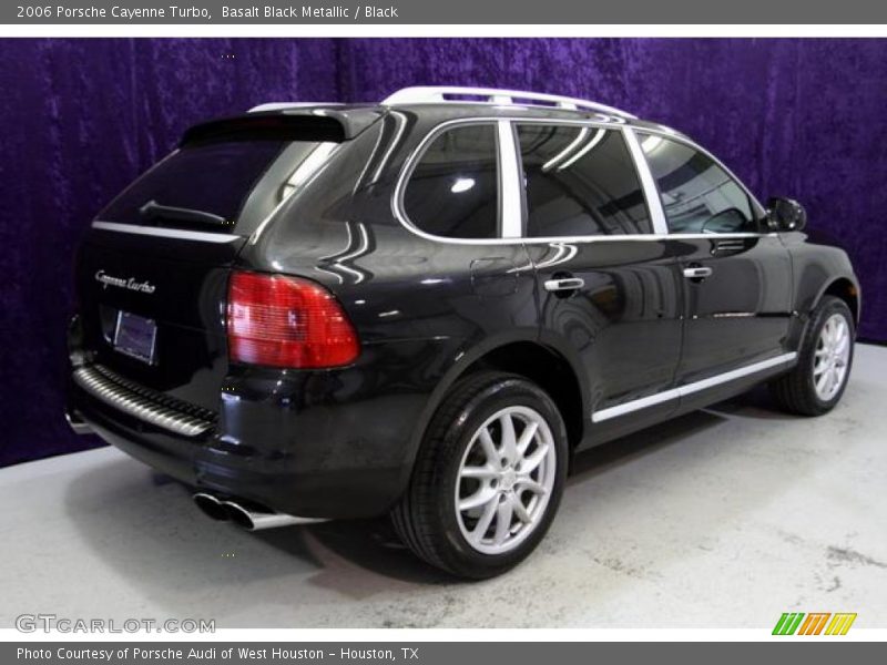 Basalt Black Metallic / Black 2006 Porsche Cayenne Turbo